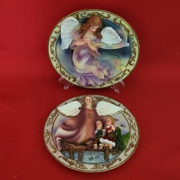Handcrafted Angel Plate Decorative NIB - Picture 1 of 12